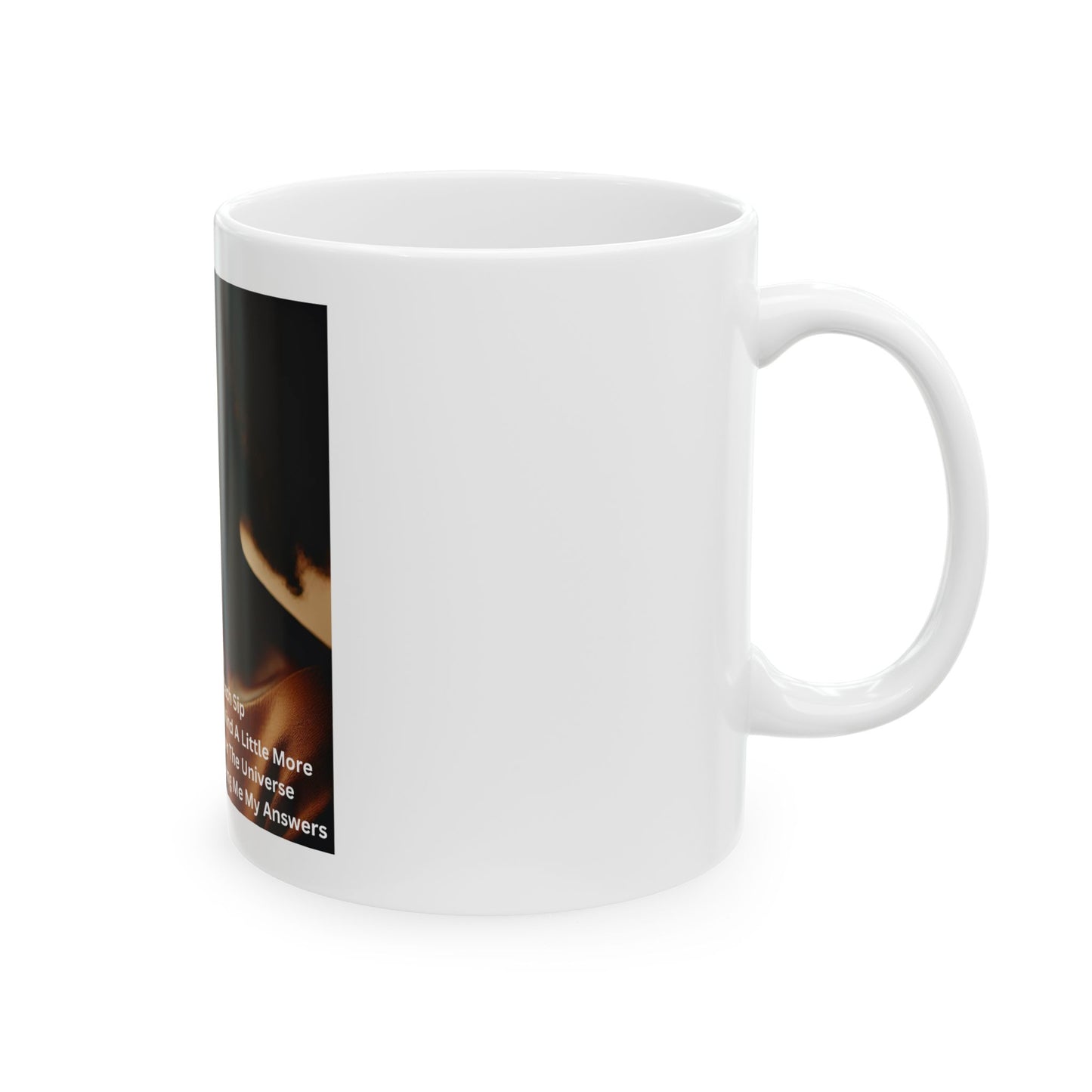 Inspirational Ceramic Mug - Each Sip Quiets the Mind