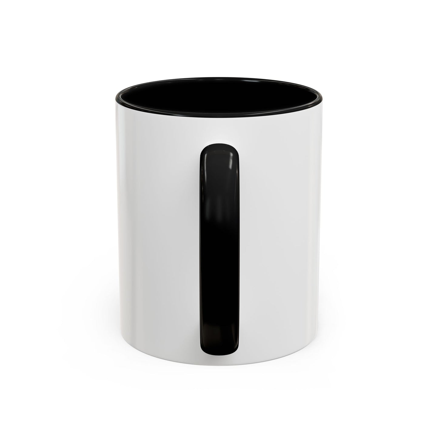 Inspirational Accent Coffee Mug - Black Handle & Interior - Perfect for Daily Motivation