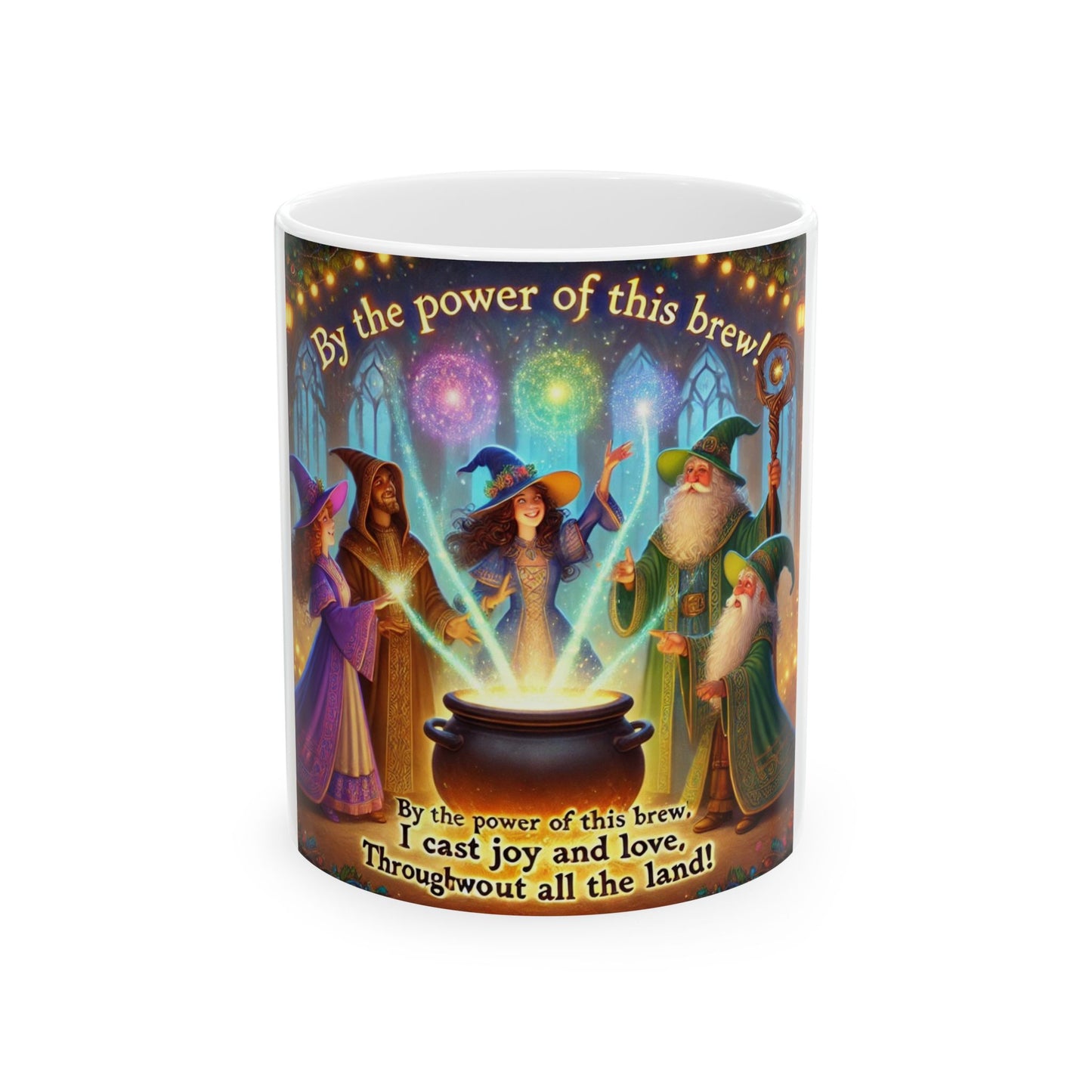 Whimsical Magic Brew Ceramic Mug - 11oz & 15oz