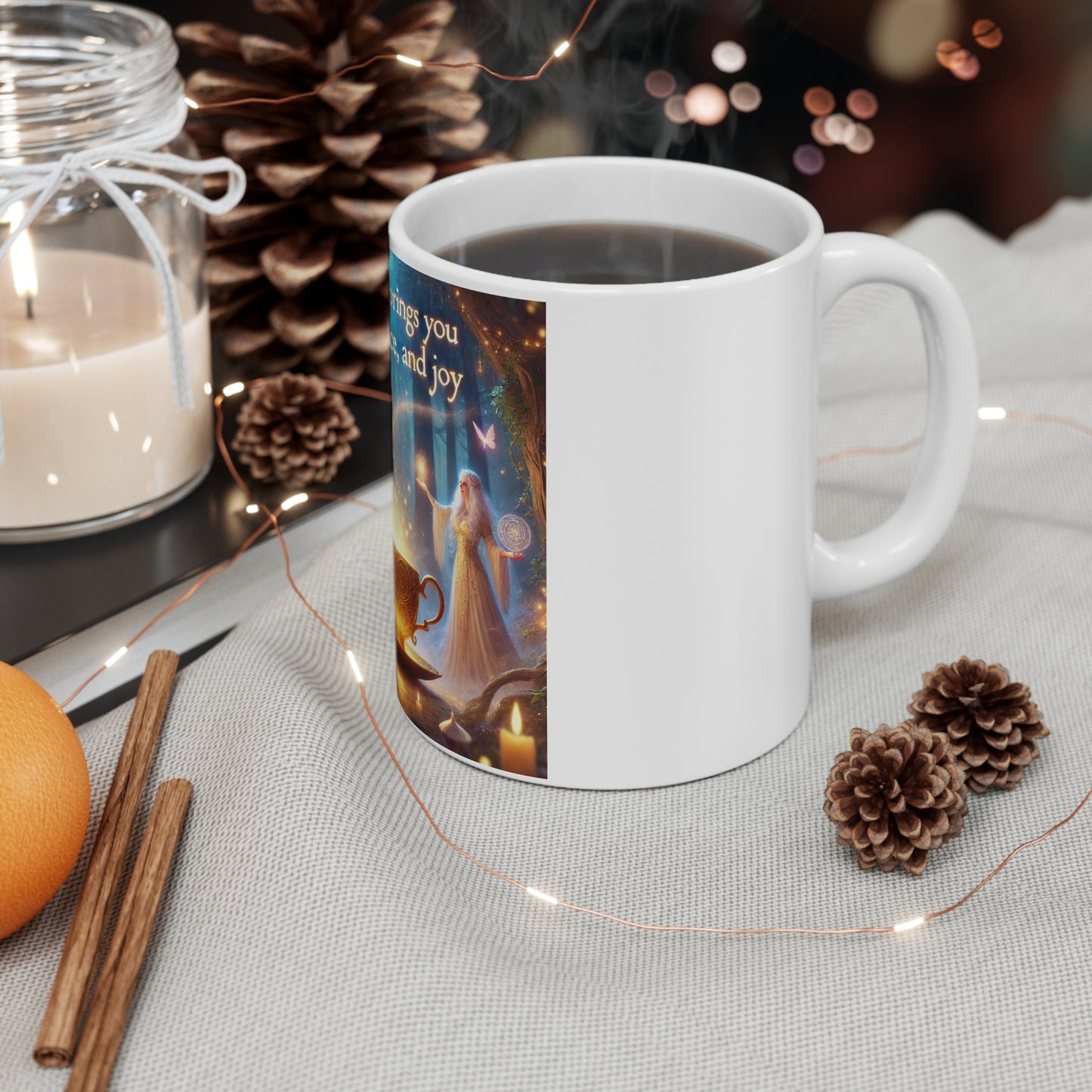 Enchanting Calm & Joy Mug - 11oz - Perfect for Mindfulness and Gift Giving