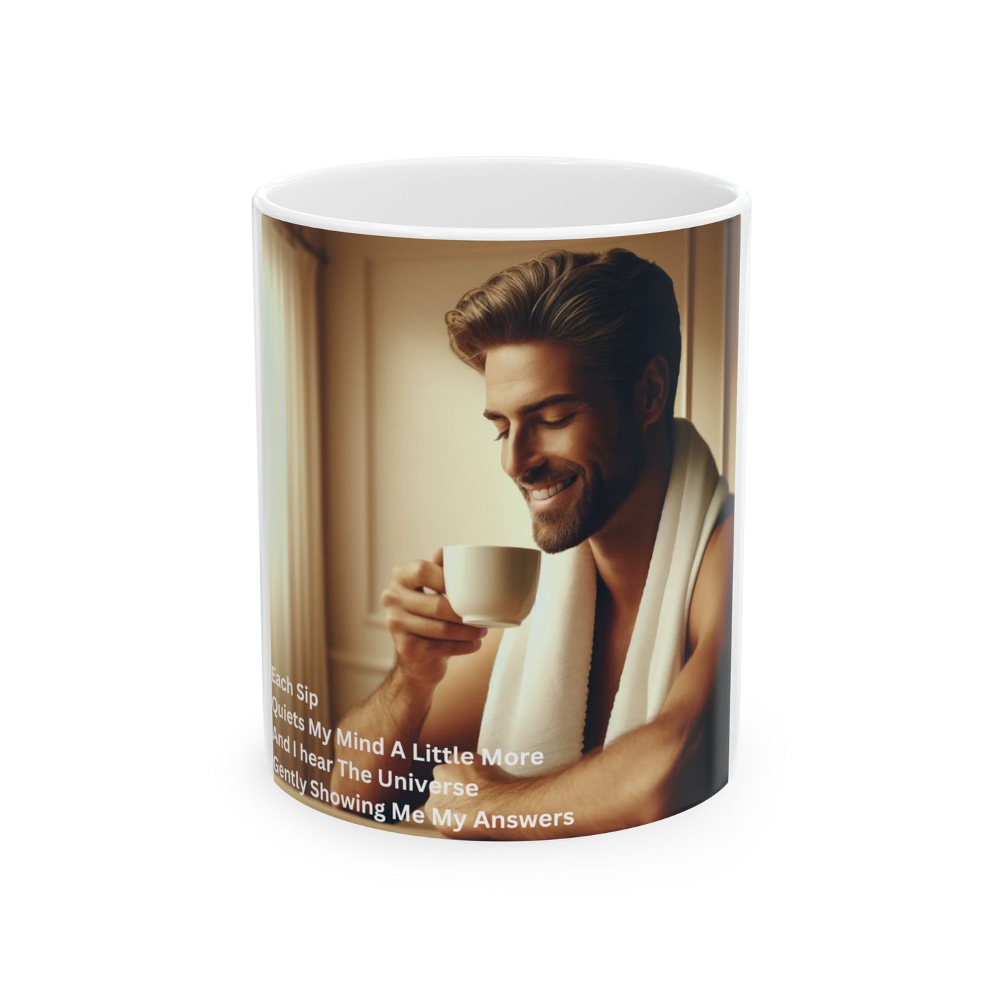 Inspirational Ceramic Mug - 'Quiet My Mind' Design (11oz, 15oz)